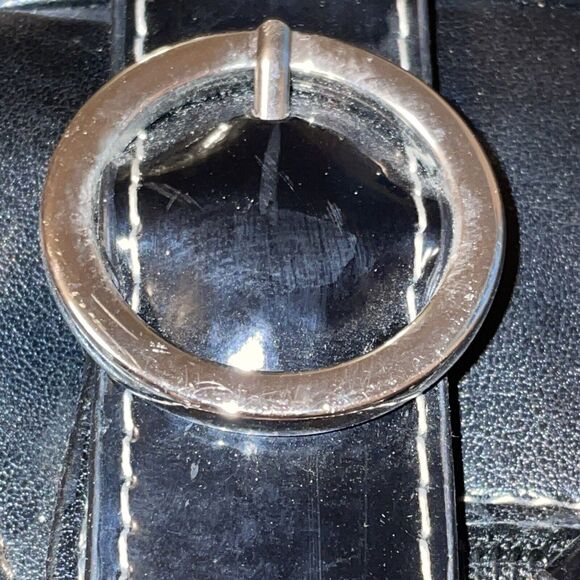 MaggiB Shoulder Purse Black Brown Green Plaid Tweed Snap Close Faux Leather Trim - Picture 3 of 16